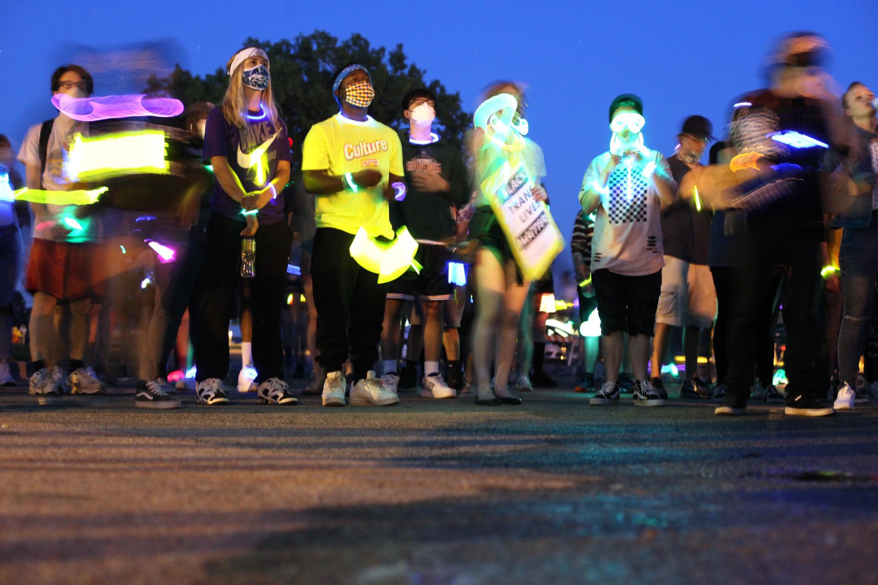 Glow in the dark march